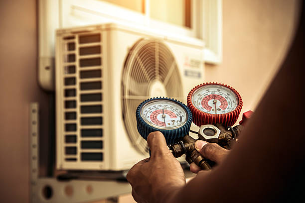 Professional Hvac technician working in La Crosse, IN